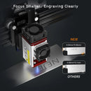 NEJE 40W-120W Lasermodul Laserkopf 450nm Blauer Laser TTL-Modul Lasergravurmaschine Holzmarkierung Schneidwerkzeug Luftunterstützung