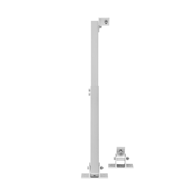 Solar Panel Mounting Set Stand 15-30° Adjustable Tilt Brackets for Fla
