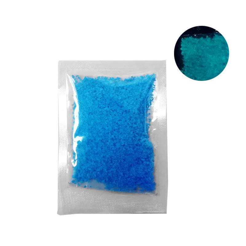 Colorful Noctilucent Sand Super Bright Night Light Sand Glow In Dark Sandblasting multiple Usages Glowing Crystal Party Ornament