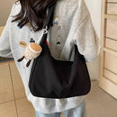 Women Japan Style Hobo Crossbody Bag Large Capacity Ins Style Versatile Embroidery Shoulder Bag Waterproof Commuter Bag