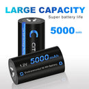 CITYORK 1.2V C Size Battery Ni-MH LR14 Rechargeable Batteriy For Gas Cooker Car Toy Flashlight Radio Low Self Discharge C Bateri