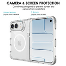 Luxury Clear Shockproof Hinge Bracket Phone Case For iPhone 18 Duo For iPhone 18 Fold Ultra Magnetic Folding Hard Protect Cover