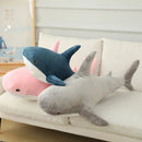 15-140cm Colorful Shark Plush Toy Blue/Pink/Grey Stuffed Animal Fish Soft Doll Whale Sleep Pillow Kawaii Gift for Kid Girl Boys