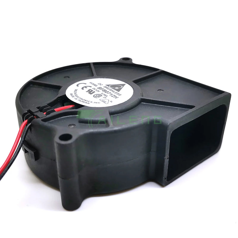 Original Delta BFB0712H 7530 75mm DC 12V 0.36A High Speed CFM Air Pressure Projector Blower Centrifugal Cooling Fan