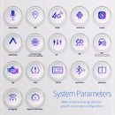 2din Android 13 Auto Car radio Universal Multimedia Video Player GPS Navi Audio Stereo  4G WIFI Carplay Screen Head Unit SWC FM