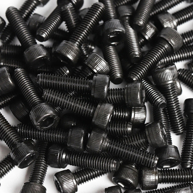 1080 Black 12.9 Hex Socket Head Cap Screws Assortment Kit M2 M2.5 M3 M4 M5 M6 M8 M10 Carbon Steel DIN912 Screw Nuts Tool Box