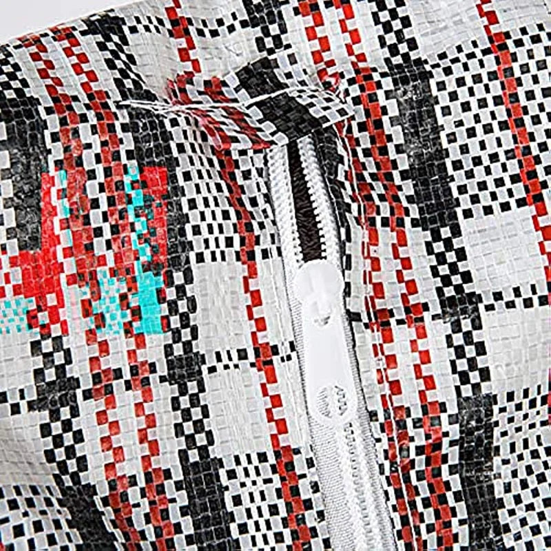 Extra Large Strong and Durable Storage bags Ideal for Laundry/Moving House/Shopping/Storage/Reusable Store Zip Bag Packaging