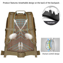 50L Tactical Military Backpack Camping Trekking Fishing Bag Waterproof Rucksacks Men Large Capacity Travel Hunting Backpack