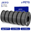 JAYO 3D Filament PLA +/PETG/PLA 1.75MM +/- 0.02MM 6Rolls Coloful Neatly Wound 3D Printing Material For 3D Printer&Pen 1.1KG/ROLL