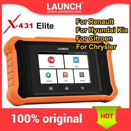 For Renault For Hyundai Kia For Citroen LAUNCH X431 Elite 2.0 OBD2 Scanner,Bi-Directional Scan Tool, All Services, ECU Coding