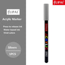 Jupai 1PCS Acrylic Marker Pens Plumones 24Color Painting Stationery Ceramic Glass Fabric Graffiti Waterproof Water-based