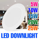 25W LED Downlight Recessed Round Ceiling Lamp 220V Spotlight For Home Indoor Living Room Bedroom 5W 10W 15W 20W 6000K Cold White