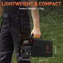 HZXVOGEN MIG-200 3 in 1 Synergic Control MIG Welder Machine ARC/Flux MIG/Lift TIG IGBT No Gas Inverter Welder Synergy Tool