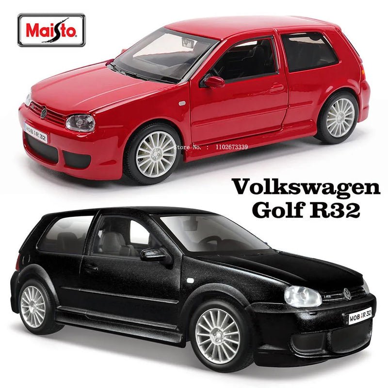 Maisto 1:24 Volkswagen Golf R32 car Antique Car Static Die Casting Car Collectible Model Car Toy Gift Tide Play