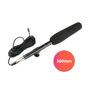 Professional Condenser Microphone Interview Recording Vlog Live Mic Super-cardioid for Canon Nikon Sony DSLR Camera Camcorder