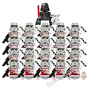 Hot Toys Star Wars 21pcs Republic Commando 501st Building Blocks TV6109 TV6106 Trooper Force 99 Hunter Crosshair Wrecker Brick