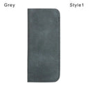 1Pcs Soft Leather Reading Glasses Bag Case Waterproof Solid Sun Glasses Pouch Simple Eyewear Storage Bags Eyewear Accessories