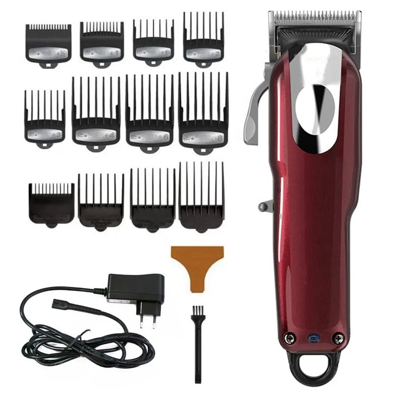 Professional adjustable barber hair clipper for men electric cord/cordless hair cut rechargeable hair trimmer magic blade