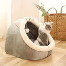 Cute And Soft Cat House Super Cat Bed Warm Deep Sleep Comfort  Cat Bed Pets Tent Cozy Cave Nest Small Dog Mat Bag