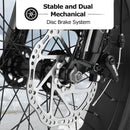 Ecarpat 20 Inch Kids' Bike, 4-Inch Wide Fat Tire Snow Mountain Bike, 7 Speed for Boys Girls Children Kids' Bicycles, Steel Frame