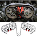 5 Stück Universal Cam Camshaft Lock Holder Auto Motor Steuerzeit-Arretierwerkzeug Doppel-/Einzelnockenwellenhalter Zahnriemenfixierer Wechsler