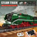 MOULD KING 12007 Technik Auto Spielzeug Das APP&RC Motorisierte BR18 201 Deutsche Expresszug Modell Bausteine Ziegel Kindergeschenk
