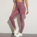 Damen Workout Leggings Fitness Nahtlose Mesh Sporttaschen Leggings Damen Fashion High Waist Leggings Damen Yoga Laufhosen
