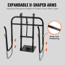 SucceBuy Hot Tub Cover Lift Spa Cover Lift, Hydraulic Height 33.1" - 41.3" Width 53.1" - 92.5" Adjustable Installed Underneath