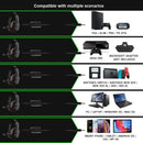 Wired Gaming Headset With Light Adjustable Microphone Stereo Surround Sound Soft Ear Cushion For PC Laptop Phone Game Headphone