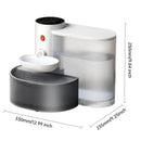 Automatic cat water fountain self refilling and pouring pet water dispenser silent wireless pet drinking fountain Large capacity