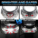 360 D2S D4S LED Headlights HID Canbus D2S D4S 1:1 Size D Series Turbo LED Auto Lamp 30pc CSP Chip Plug&Play Motorcycle Light