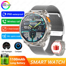 2026 New T-REX3 Outdoor Smart Watch Men 1100mAh Large Battery Bluetooth Call Compass 1.7-inch LED Flashlight Waterproof Watches