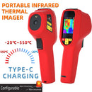 HX1 Thermal Imager Camera Professional Handheld 240×240 Resolution -20~550C 15 Color Palette Save Pictures PC analysis software