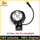 Original Headlight For Kukirin G2 Pro/G2 MAX Electric Scooter Handlebar Lamp Handlebar Lamp Head Front LED Light Replace Parts