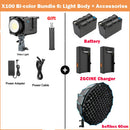 The Luminary X100 | Professional 100W RGB & Bi-Color COB LED Studio Light