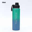 Personalisierte Geschenk 304 Edelstahl Isolierwasserflasche 600ml 700ml 800ml Trinkflasche Thermosflasche