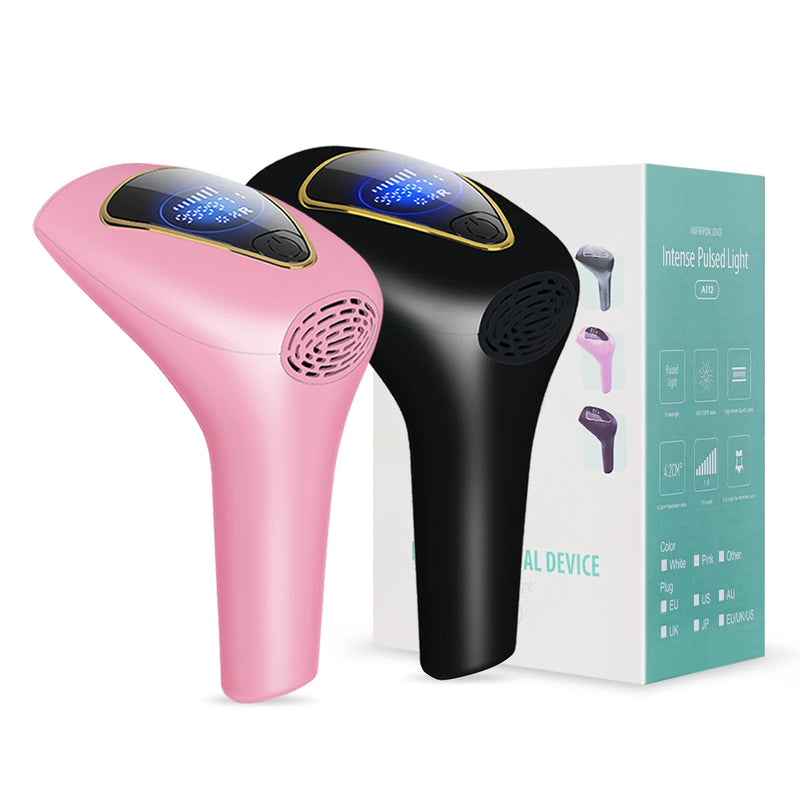 Home Use Devices Remover 999,990 Flashes Pulses Light IPL Epilator 8 Levels Laser Hair Removal for Women Body Pubic Bikinis Shav