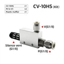 Vacuum Generator Air Exhaust Ejector Pressure Pneumatic ACV CV-10 15 20 25 Negative Control Valve wyrzutnik prozniowy