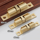 Wholesale Furniture Door Ball Latch Brass Double Roller Spring Ball Catch Latches Cabinet Closet Door Adjustable Tension Latch