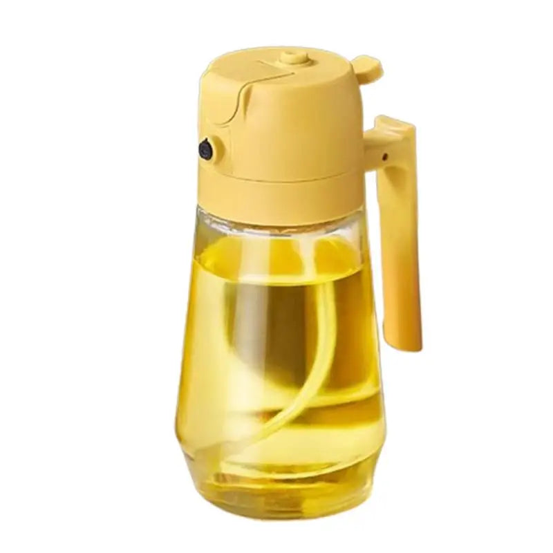 470ml Oil Dispenser Bottle For Kitchen Oil Bottle Olive Oil Container 2 In 1 Glass Oil Dispenser Olive Oil Sprayer Kitchen Tool