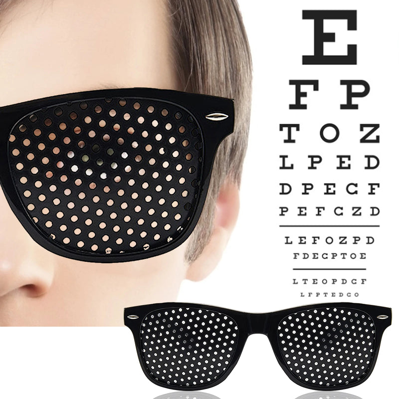 Anti-myopia Astigmatism Glasses Vision Correction Fatigue Pin Hole Glasses With Holes For Men Women Eyesight Improvement Natural