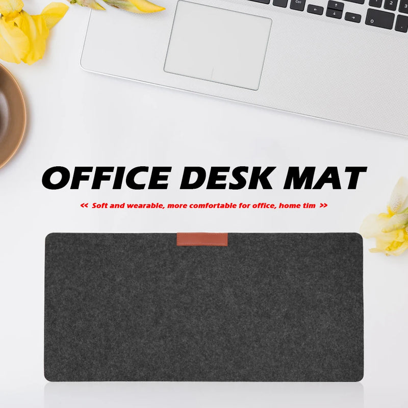 60X30cm Felt Mouse Pad Gaming Mouse Pad Table Mat Soft Foldable Laptop Keyboard Mouse Mat For Office Home Non-slip Pad