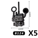 MOC Medieval Accessories Building Blocks Military Soldiers Shoulders Armor Blaster Helmets Weapons War Bricks Children Toys B038