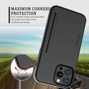 Credit Card Protective Wallets Case For iPhone 14 Pro 13 12 11 Pro Max iPhone 13 mini x xr xs 6 6s 7 8 Plus se 2020 Cover Coque