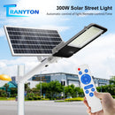 High Power Solar Street Super Bright Light 300W with Aluminum  Solar Panel with Remote Control  Oudoor Garden Solar Wall Lamp