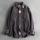 The Corduroy Archive | Men's Cotton Corduroy Long-Sleeve Overshirt