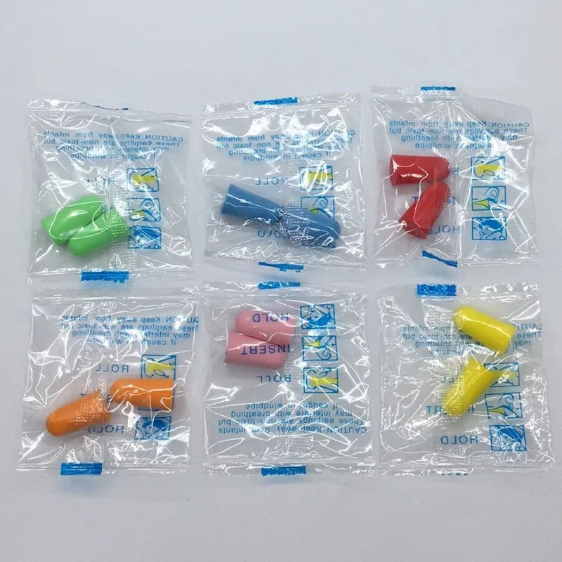 Comfort Noise Reduction And Sound Insulation Earplugs Soft Ear Plugs Protective For Sleep Household Goods Practical Color