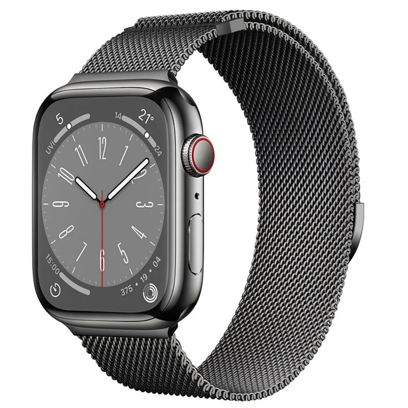 Milanese Loop Strap for Apple Watch 44mm 40mm 45mm 41mm 46mm 42mm 49mm Metal Watchband iWatch Series Ultra 10 9 8 7 6 4 SE2 Band