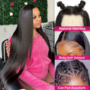 The Cascade | 44-Inch HD Lace Front Wig in Bone Straight