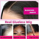 The Mirrorline | 40-Inch Bone Straight HD Lace Front Wig, Brazilian Remy